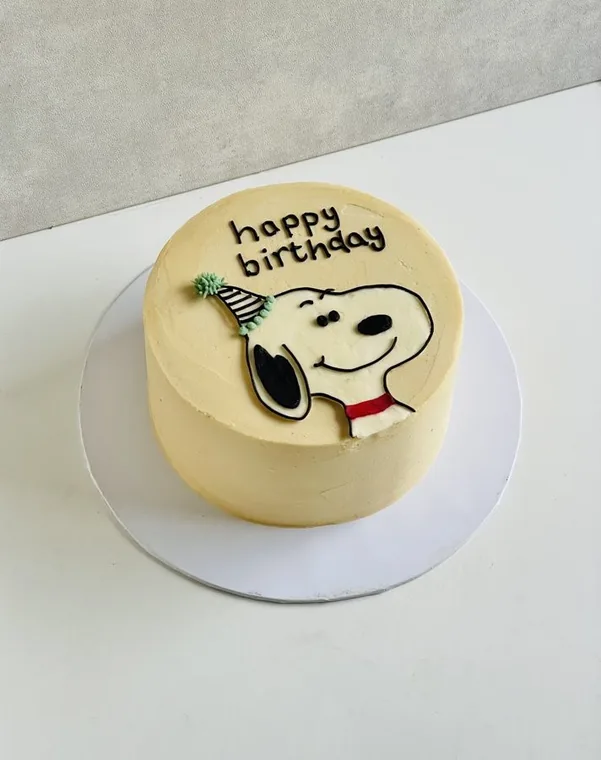 Snoopy, a Fig & Owl cake