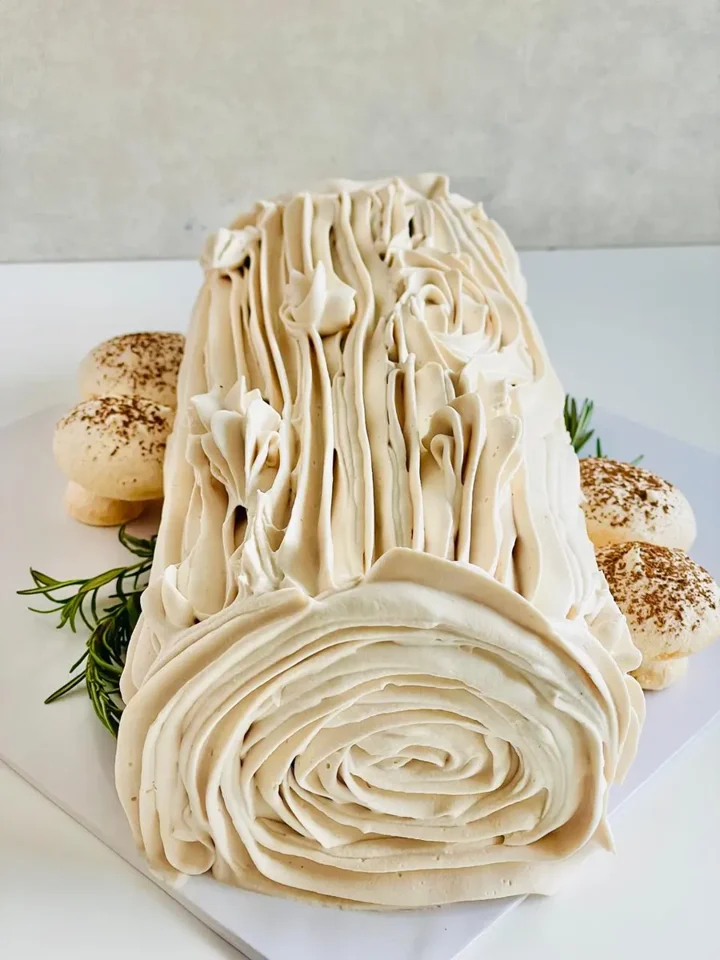 An Irish Bûche de Noël yule log